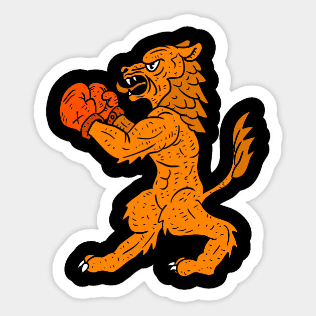 the dutch lion. holland. oranje leeuw. Sticker by JJadx